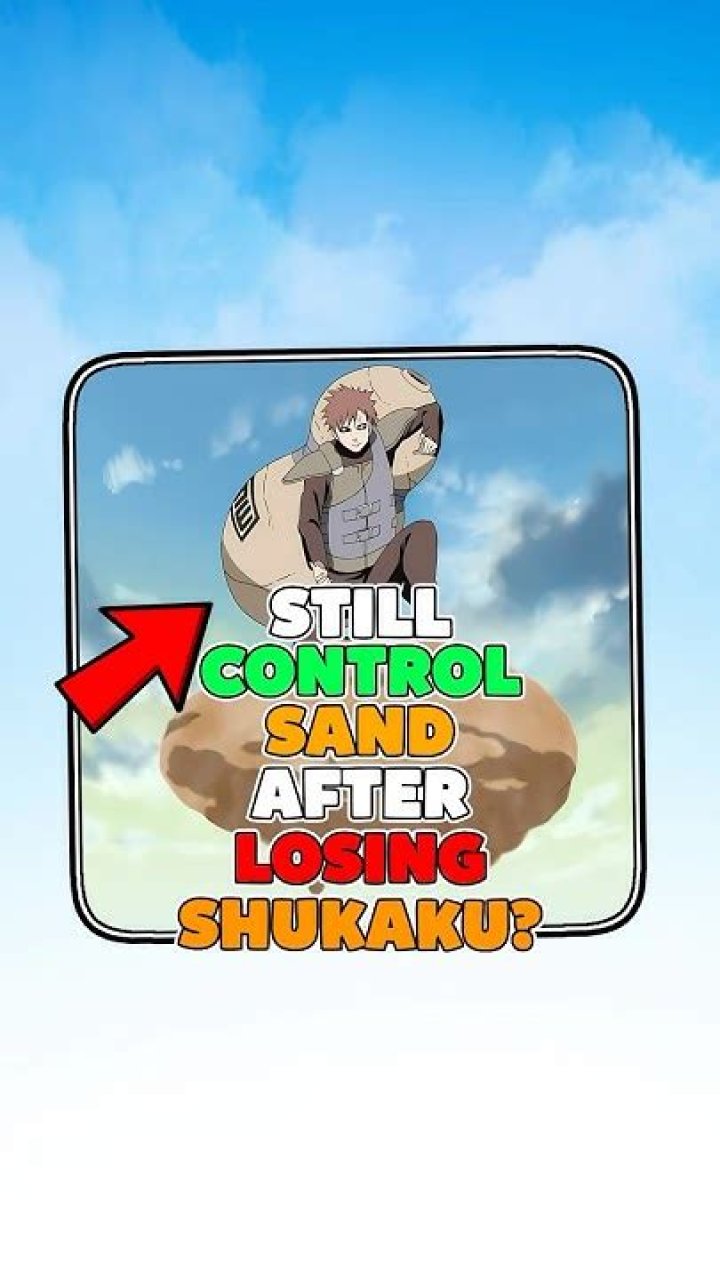 Why can Gaara still control sand?