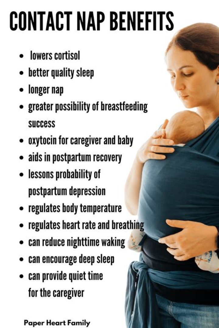 Why do babies sleep better during contact naps?
