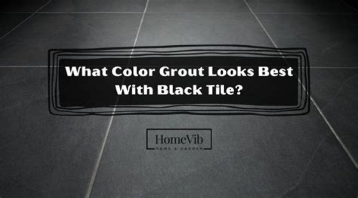 Why does bathroom grout turn black?