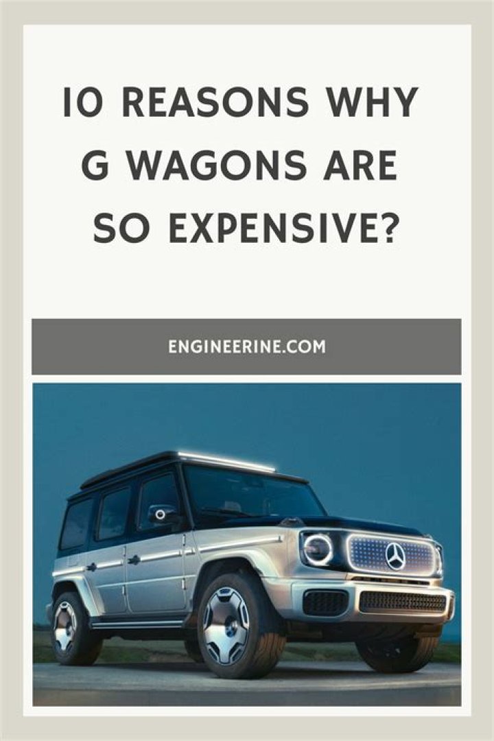 Why is G wagon so popular?