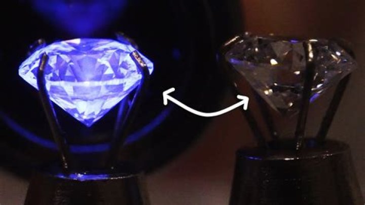 Why is my diamond glowing in blacklight?