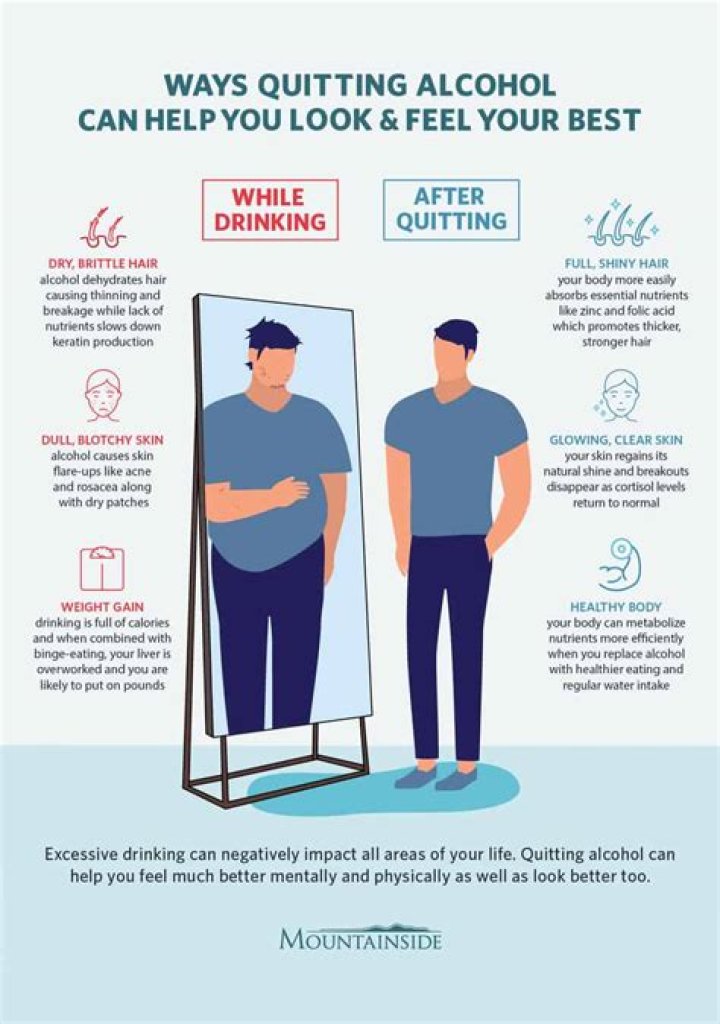 Will my face change if I quit alcohol?